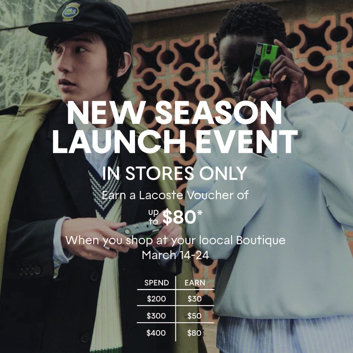 New Season Launch Event at Lacoste Ala Moana Center